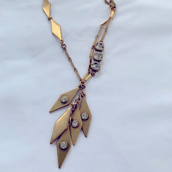 J. Crew Jewelry - J Crew 28 In. Gold Leaf Necklace